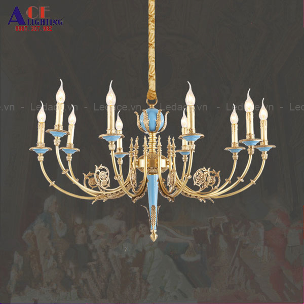 Đèn chùm đồng cao cấp