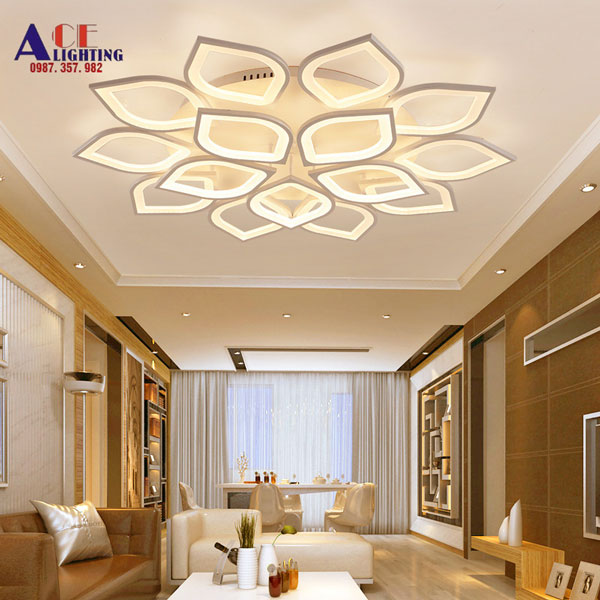 Đèn ốp trần mica