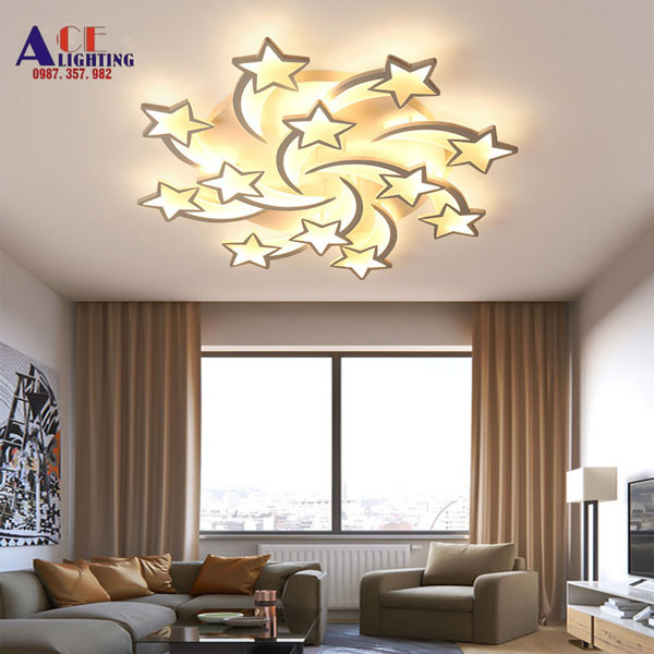 Đèn ốp trần mica