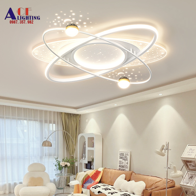 Đèn ốp trần mica